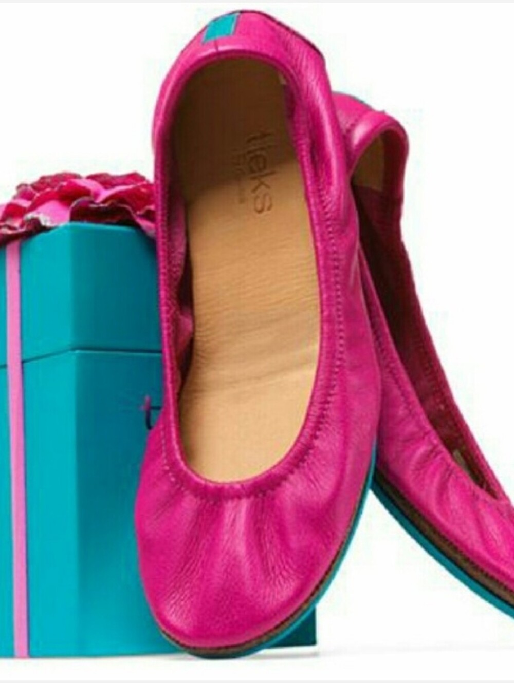 Tieks Fuschia Foldable Flats Shoes